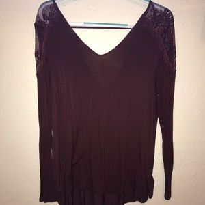 Maroon long sleeve